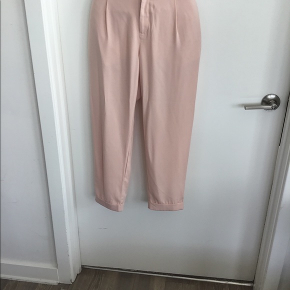 H&M Pants - H&M  Pink long crop Pants Size 8 $25